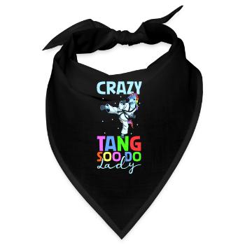 Einhorn - Verrückte Tang Soo Do Lady - Bandana - Schwarz - Vorne