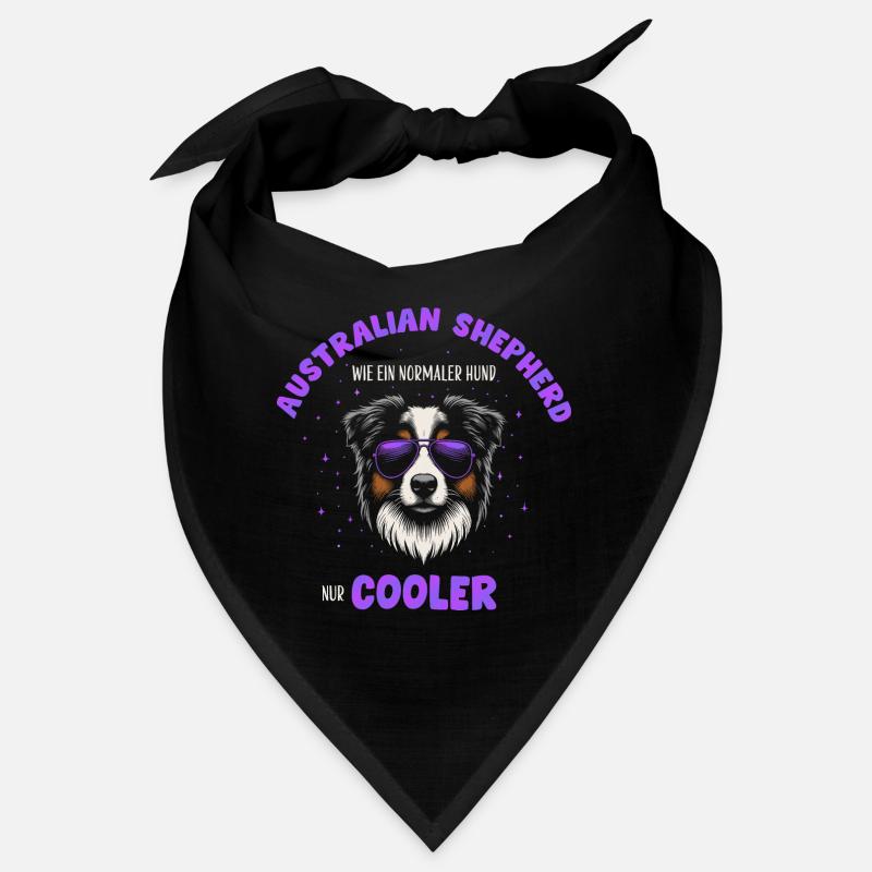 Aussie - comme un chien normal, mais violet plus froid Bandana
