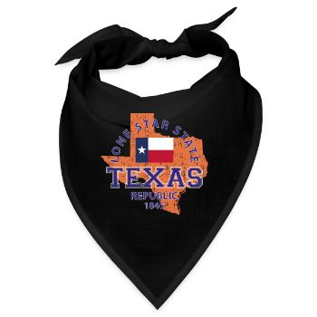 Texas - Bandana - Schwarz - Vorne
