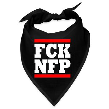 Fck nfp - Bandana - Schwarz - Vorne