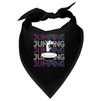 Jumping Trampolin Fitness Workout Trendsport - Bandana - Schwarz - Vorne