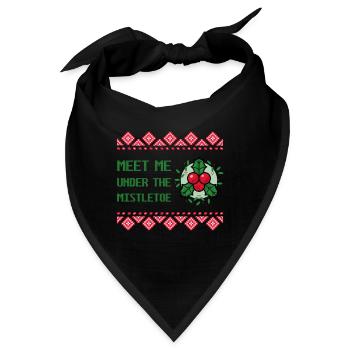 Ugly Christmas Ugly Sweater - Bandana - Schwarz - Vorne