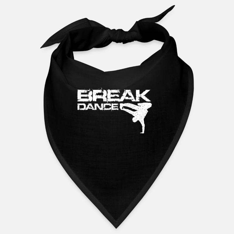 Breakdance Vintage Breakdancer - Bandana - Schwarz