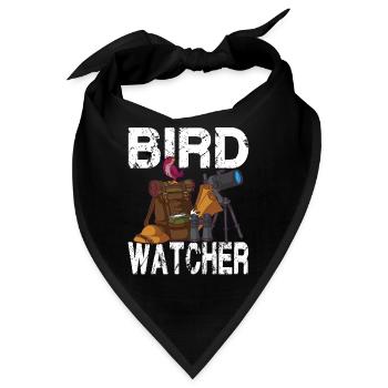 Bird Watcher für einen Ornithologe - Bandana - Schwarz - Vorne