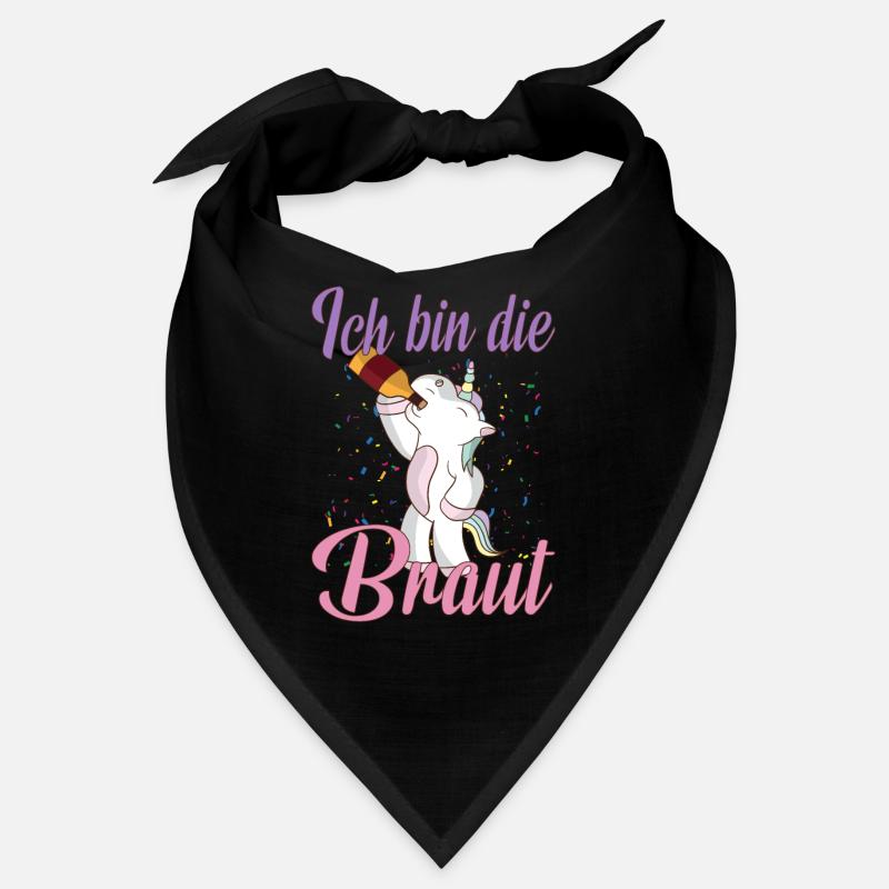 Fabel Einhorn Ich bin die Braut Hochzeit Party Bandana