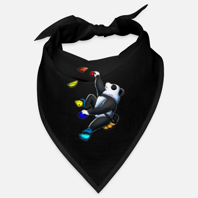 Mignon Panda Bear Escalade Mur d’Escalade Escalade Bandana