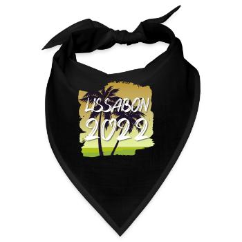 Lissabon 2022 - Bandana - Schwarz - Vorne