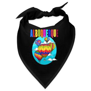 Albuquerque Ballon New Mexico Party Heißluftballon - Bandana - Schwarz - Vorne