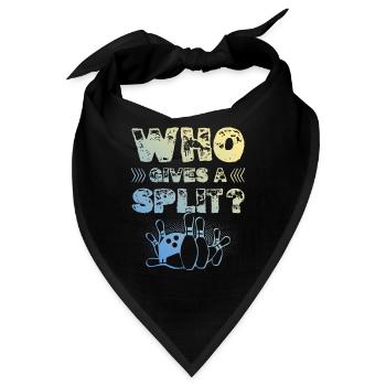 Bowling Split - Bandana - Schwarz - Vorne