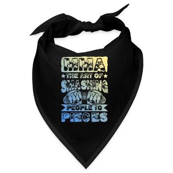 Mma Mixed matrial arts - Bandana - Schwarz - Vorne