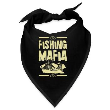 Fishing Mafia - Bandana - Schwarz - Vorne
