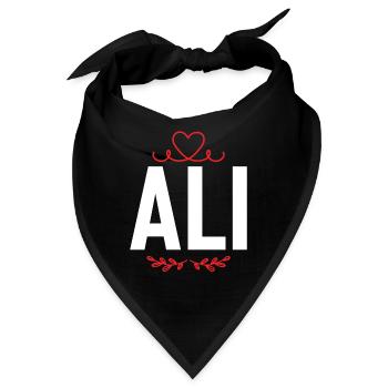 Ali - Bandana - Schwarz - Vorne