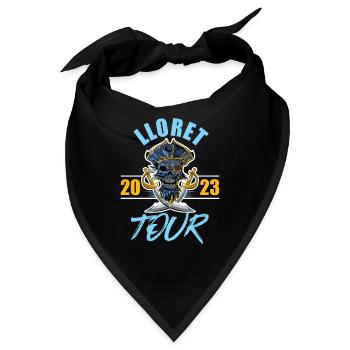 Lloret De Mar 2023 Skelett - Bandana - Schwarz - Vorne