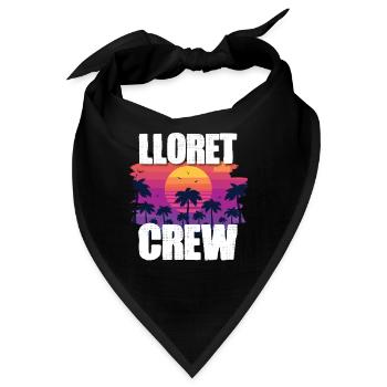 Lloret De Mar Urlaub - Bandana - Schwarz - Vorne