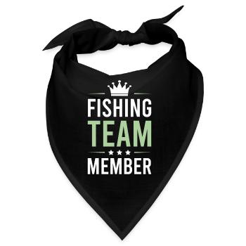 Fishing Team - Bandana - Schwarz - Vorne