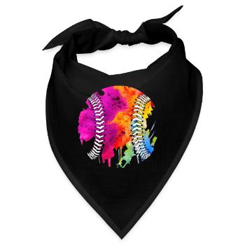 BASEBALLSPIELER BASEBALL - Bandana - Schwarz - Vorne