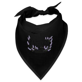 Vertraue dem Prozess für einen Optimisten - Bandana - Schwarz - Vorne