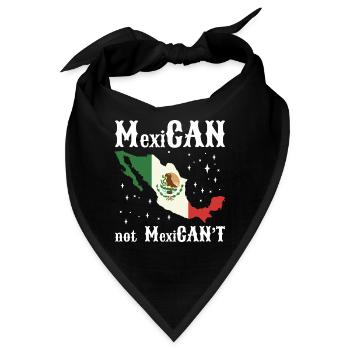 Latino Zentral Amerika Mexiko Mexikaner - Bandana - Schwarz - Vorne