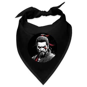 Wilde Samurai - Bandana - Schwarz - Vorne