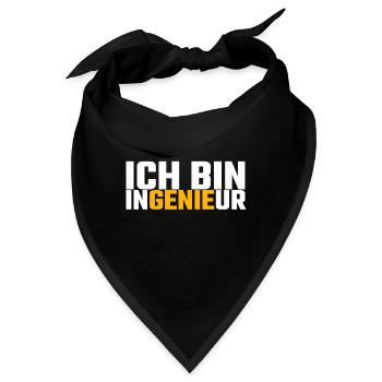 Ingenieur - Bandana - Schwarz - Vorne