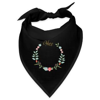 Yes - Bandana - Schwarz - Vorne