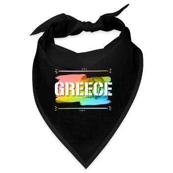 Greece - Bandana - Schwarz - Vorne