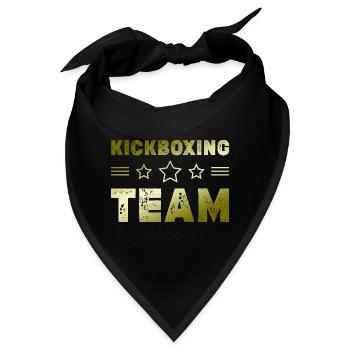 Kickboxing Team - Bandana - Schwarz - Vorne
