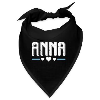 Anna - Bandana - Schwarz - Vorne