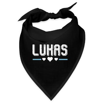 Lukas - Bandana - Schwarz - Vorne