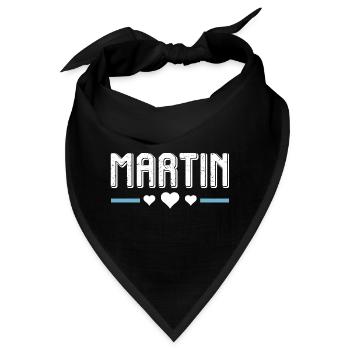 Martin - Bandana - Schwarz - Vorne