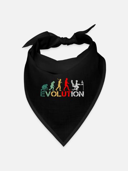 Computer Nerd Programmierer Evolution witzige - Bandana - Schwarz