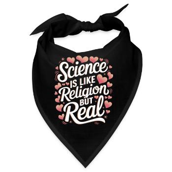 Atheismus Atheist Anti-Religion Agnostiker - Bandana - Schwarz - Vorne