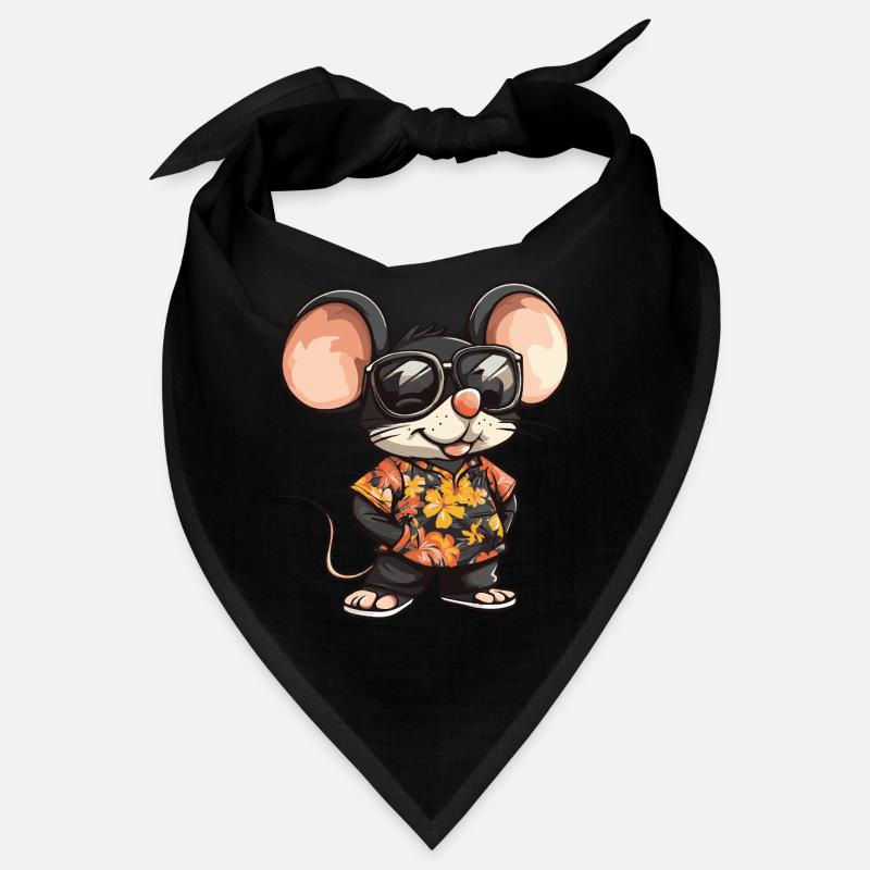 Mouse Comic Funny Summer Bandana