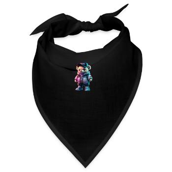 Teddy - Bandana - Schwarz - Vorne