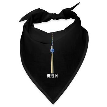 Berlin Fernsehturm in Berlin - Bandana - Schwarz - Vorne