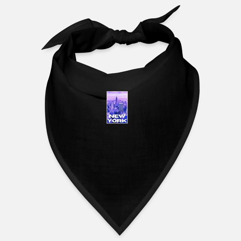 New York Purple Hues Bandana