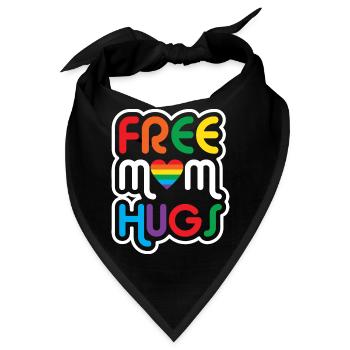 Gay Pride Schwul Lesbisch LGBT LGBTQ Geschenk - Bandana - Schwarz - Vorne