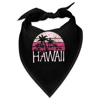 Hawaii - Bandana - Schwarz - Vorne