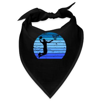 Basketball - Bandana - Schwarz - Vorne