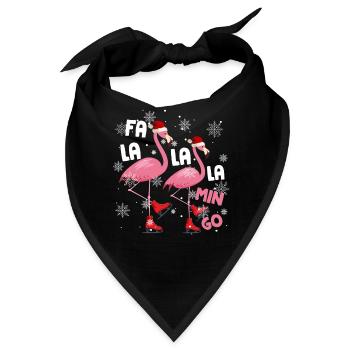 Fa La La La Min Go - Bandana - Schwarz - Vorne