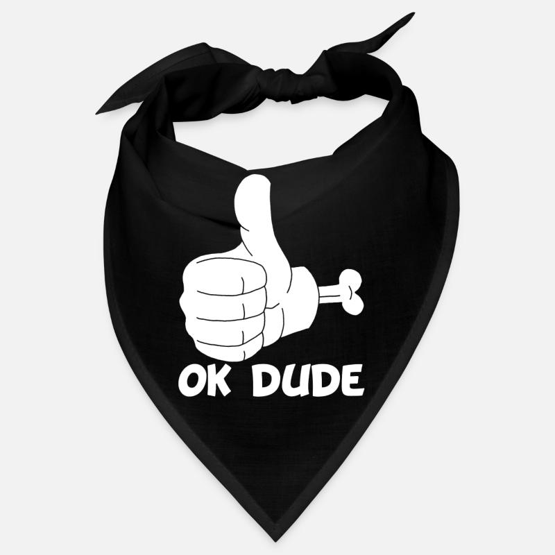 Ok man! (white) Bandana