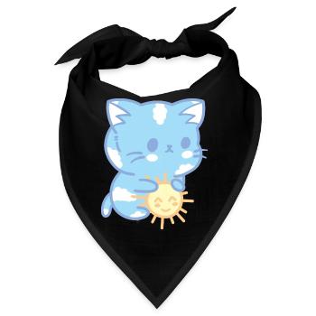 Sky cat - Bandana - Schwarz - Vorne