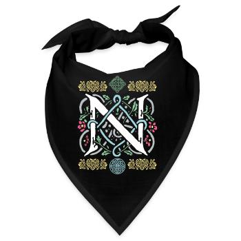N - Bandana - Schwarz - Vorne