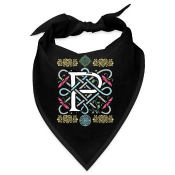 P - Bandana - Schwarz - Vorne