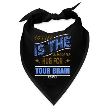 gift tired addicted statement quote funny quote - Bandana - Schwarz - Vorne