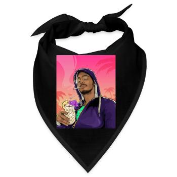 Guy on the Beach - Bandana - Schwarz - Vorne