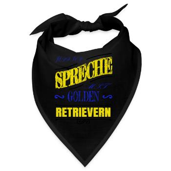 bday geburtstagsgeschenk chihuahua tier - Bandana - Schwarz - Vorne