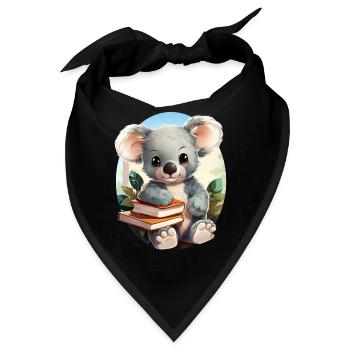 Koala - Bandana - Schwarz - Vorne