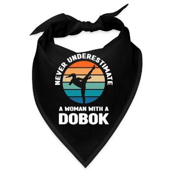 Tang Soo Do Kämpfer | Koreanisch Kämpfen Geschenke - Bandana - Schwarz - Vorne