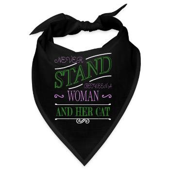 animal love cat butt tshirts fun i love cats cool - Bandana - Schwarz - Vorne
